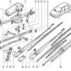 7701049265 mecanismo do motor do limpador renault scenic