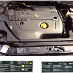 Adesivo Cofre do Motor Renault Duster Logan Sandero - 8200868839