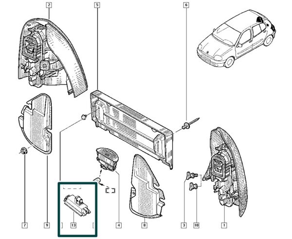 7700433414 renault clio