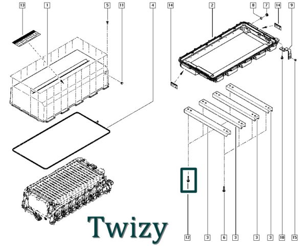 7703602177 parafuso renault twizy
