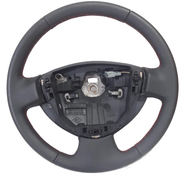 volante couro parcial renault logan sandero 985103574r