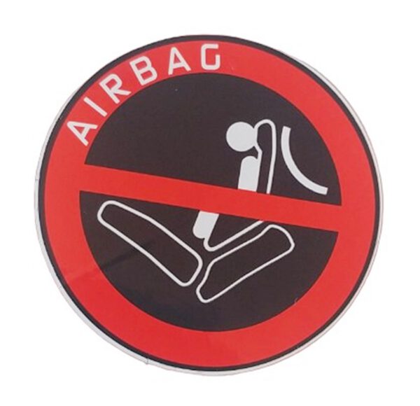 etiqueta adesiva airbag renault clio fluence megane 7701209047
