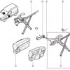maquina vidro renault kangoo esquerda manual 7700303542