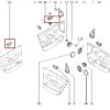 7700431886 puxador interno porta traseira esquerda renault scenic