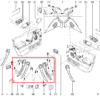 7701475315 puxador interno de porta renault megane