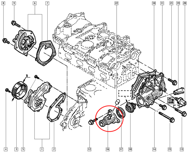 8200489586 valvula termostatica megane