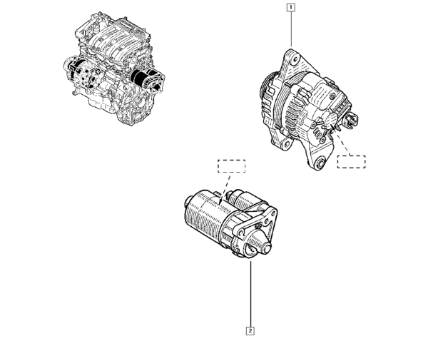 8200815083 motor de arranque renault logan sandero