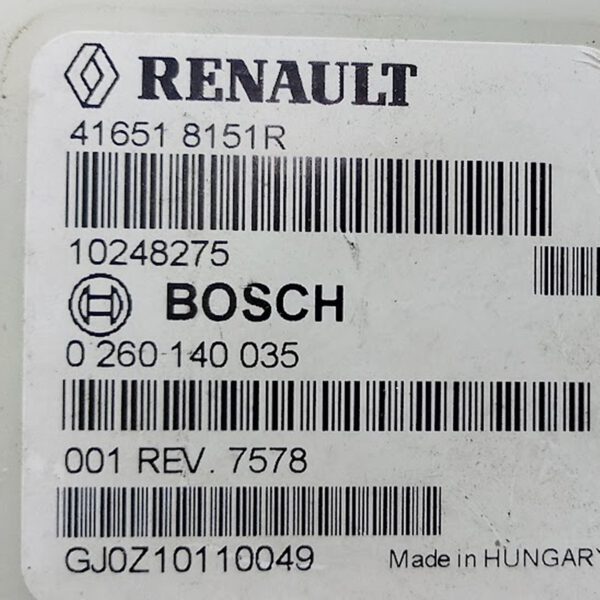 módulo central elétrico renault duster 416518151r