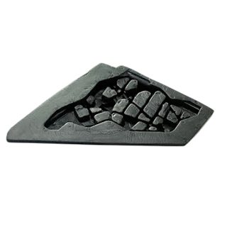 moldura retrovisor lado direito renault megane fluence 963920009r