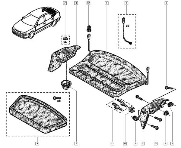 7701203516 corda suspensao renault laguna catcar