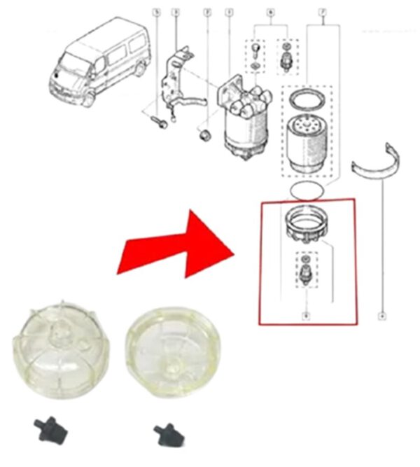 tampa filtro de oleo renault master ii 7702295179