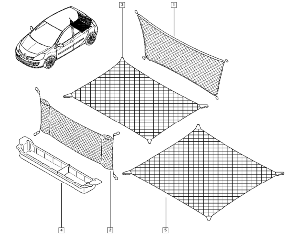 rede proteção renault clio iii 7711422533 catcar