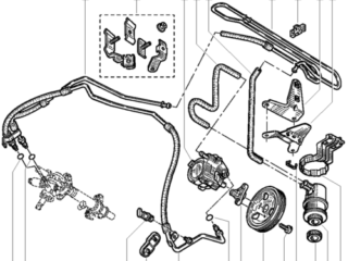 suporte reservatorio de oleo renault laguna 7700427836