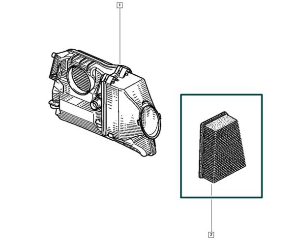 1858 1 filtro de ar mann renault scenic kangoo