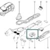 969432219r cobertura acabamento caixa de marchas renault duster