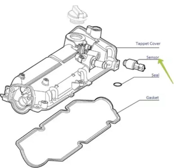 55209167 valvula solenoide vvt fiat palio uno strada