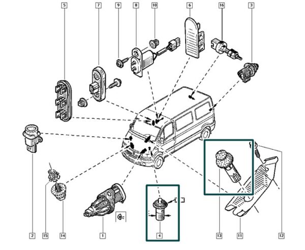 7700418846 contator renault master