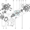 7700872237 junta aço tampa valvula termostatica renault megane