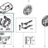 7701202820 lona freio traseira renault twingo original