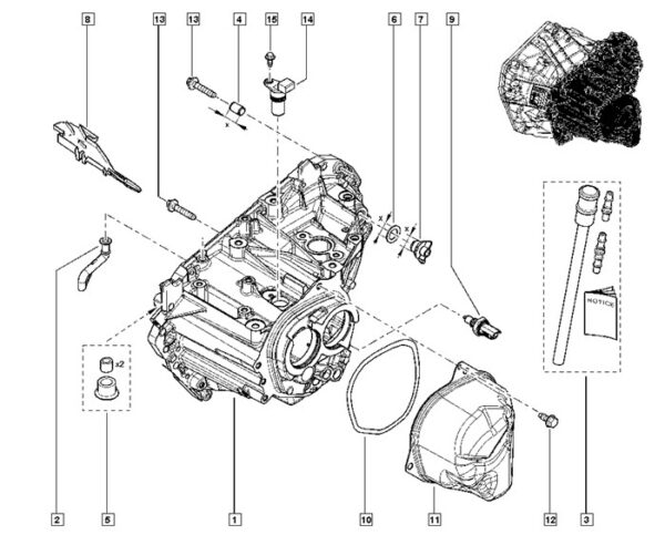 8200771472 sensor interruptor de re renault clio logan laguna sandero kwid