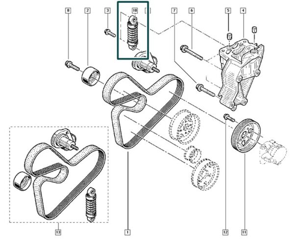 9620038880 mola de aço helicoidal renault laguna