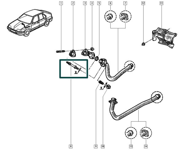 7703027289 parafuso renault r19