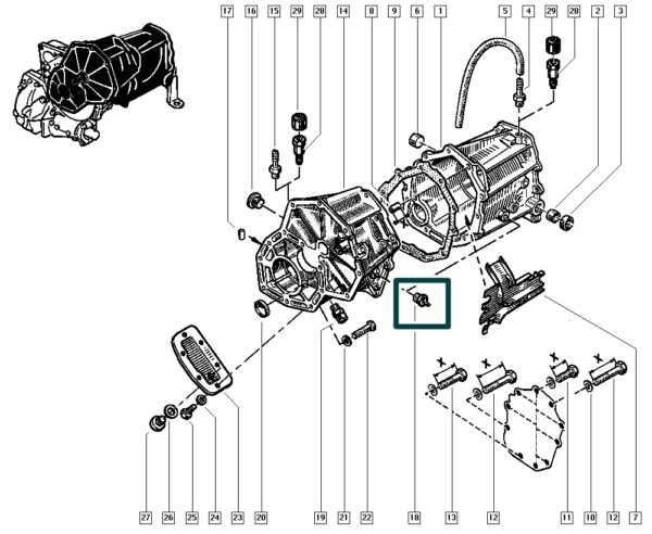 7703075031 bujão oleo motor renault trafic master