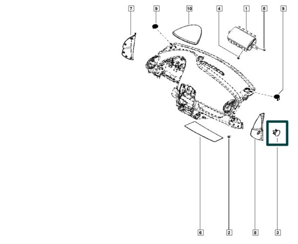 8200254186 renault clio megane master fluence scenic trafic