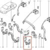 8200052006 trava do cinto de segurança renault clio