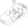 chicote elétrico do teto renault duster original 241608493r