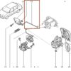 haste liame do porta mala renault clio ii 7700432265