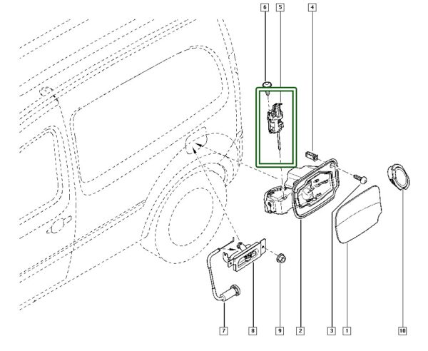 8200313376 bloqueio de combustibel renault kangoo