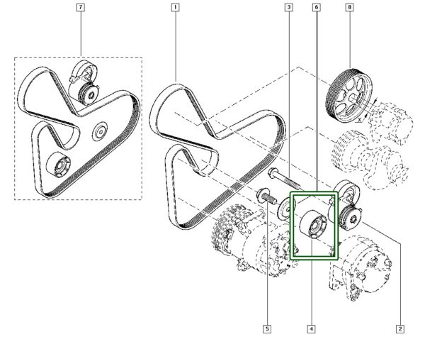 tensor fixo correia dentada renault duster 8200947837