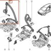 cinto de segurança traseiro direito renault scenic 8200068745 catcar
