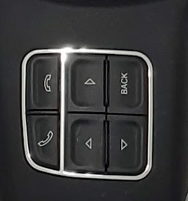 moldura do volante botão esquerdo fiat mobi novo uno 4009870