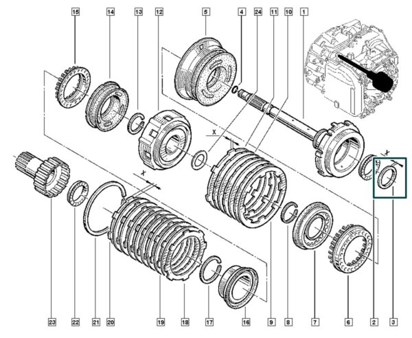 arroela de aço renault duster 7700095712