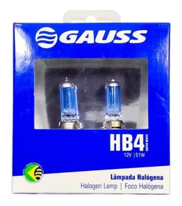 lâmpada hb4 farol baixo 51w 12v