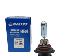 lâmpada halógena farol milha gauss hb4 12v/51w gl36hb4
