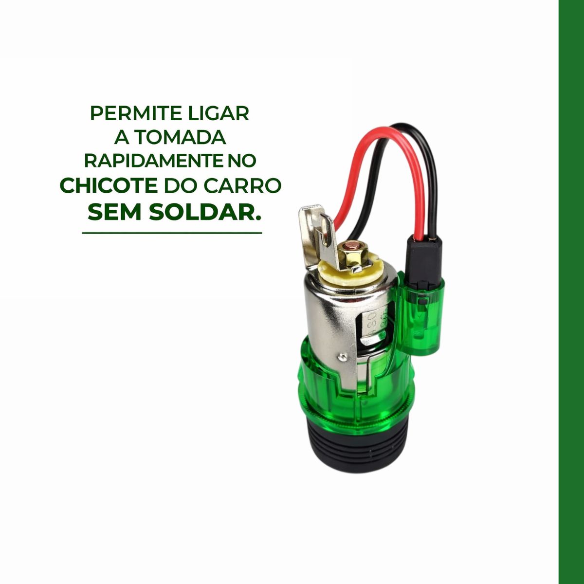 793001-5 acendedor de cigarro carro auto veicular universal completo 12v 7903001