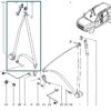 cinto de segurança dd renault duster 868841699r