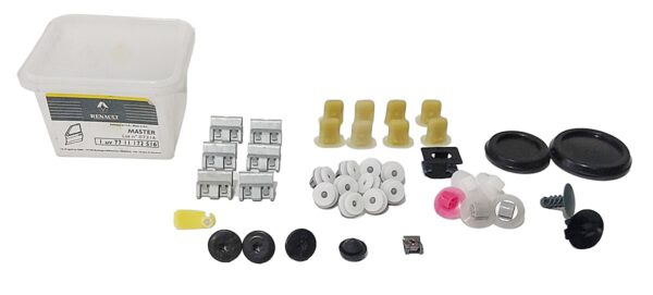 kit presilhas porta dianteira renault master ii 7711172516