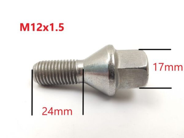 parafuso de aço roda renault kangoo 7703003008