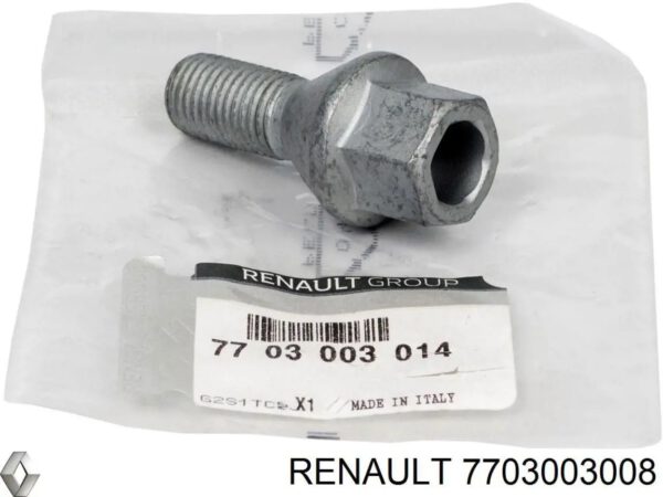parafuso de aço roda renault kangoo 7703003008
