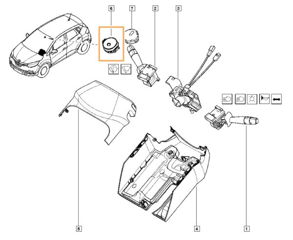 sensor de chuva renault captur 285356725r