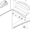 aerofolio tampa traseira com lanterna led renault clio ii 7700427352