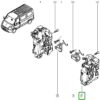 fechadura manual porta dianteira esquerda renault master 8200147151