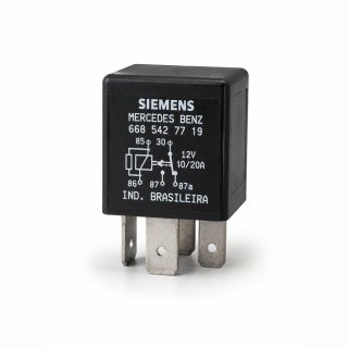 rele auxiliar 12v 10/20a 5 terminais siemens 6885427719