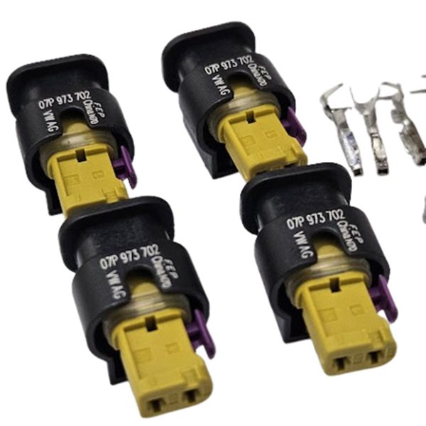 kit conetor bico injetor fiat toro jeep renagade original 07p973702