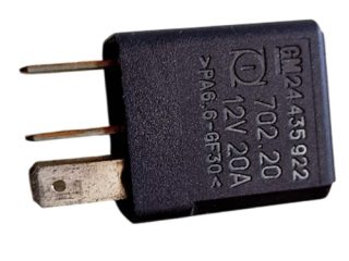 relé auxiliar compressor corsa/astra 12v 4t 1994/14 24435922 preto