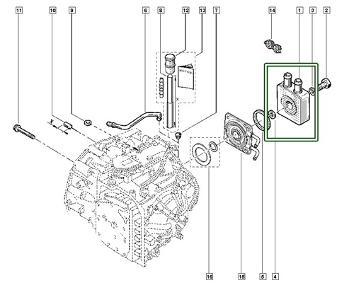 7701044613 2 anel vedaçao do radiador de oleo renault duster 7701044613 (cópia)